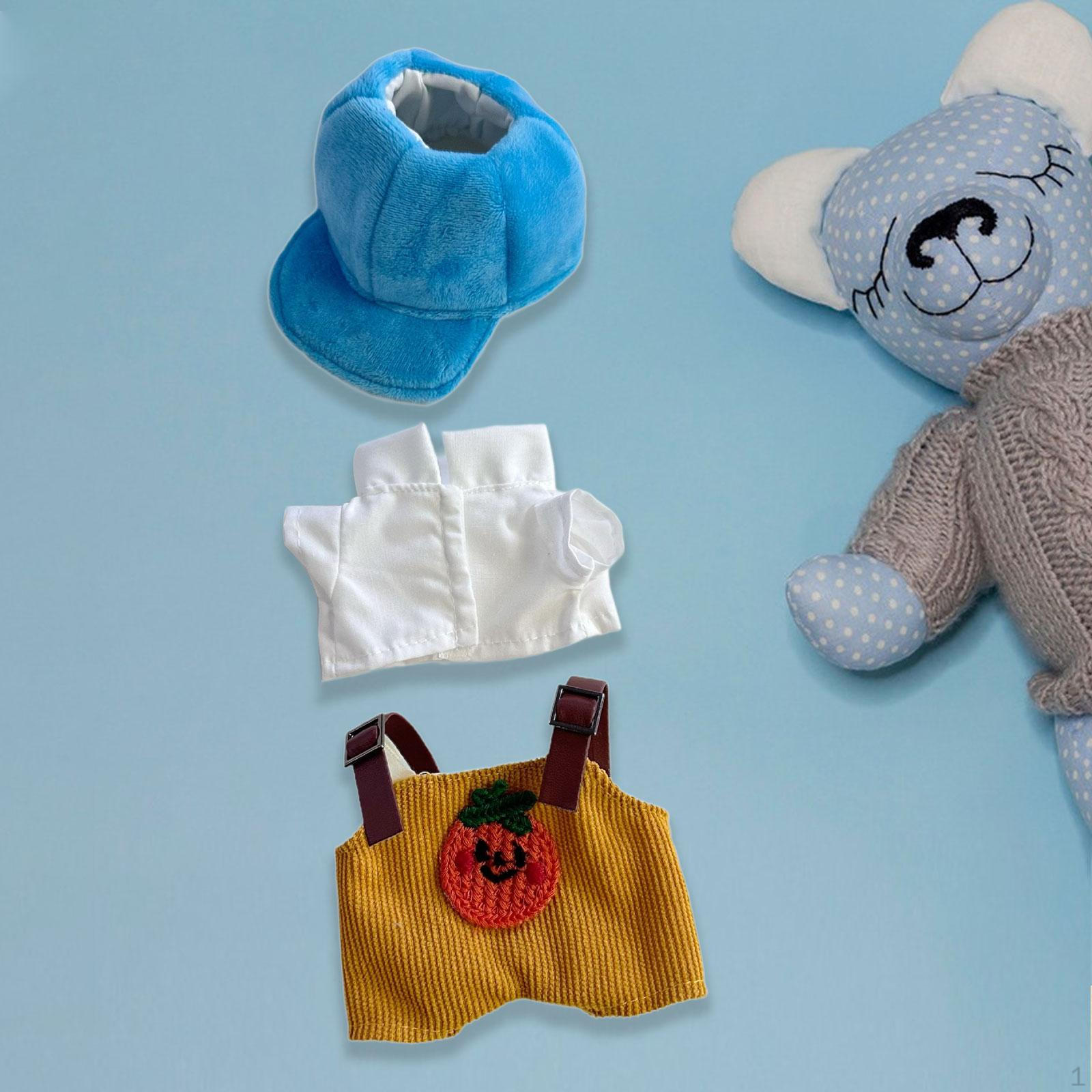 

Комплект одежды для куклы с шапочкой и штанами для девочек, мягкая одежда своими руками 5.91 6.69 Fruit and blue hat