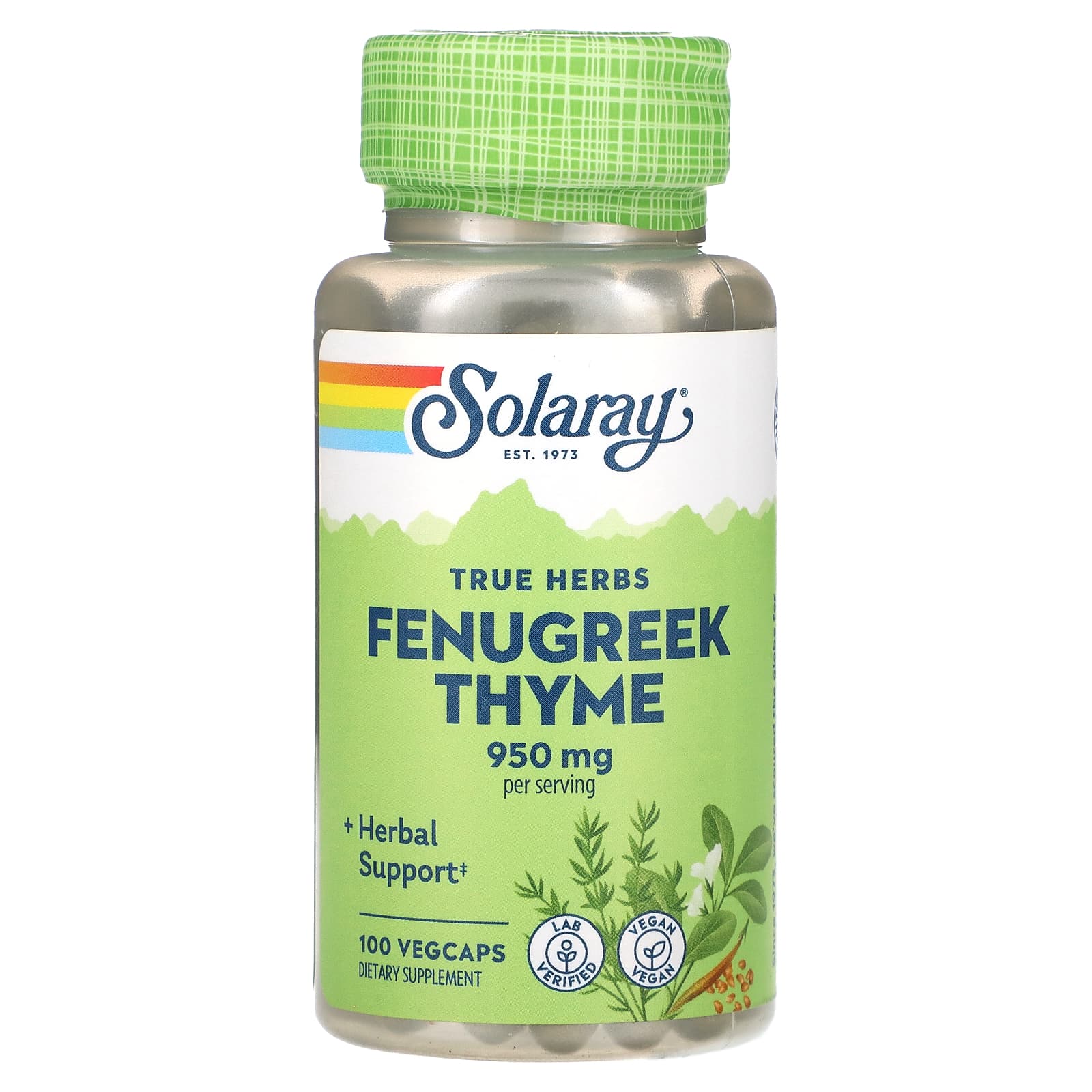 

True Herbs, Horopa Thyme, Veggie Capsules 100