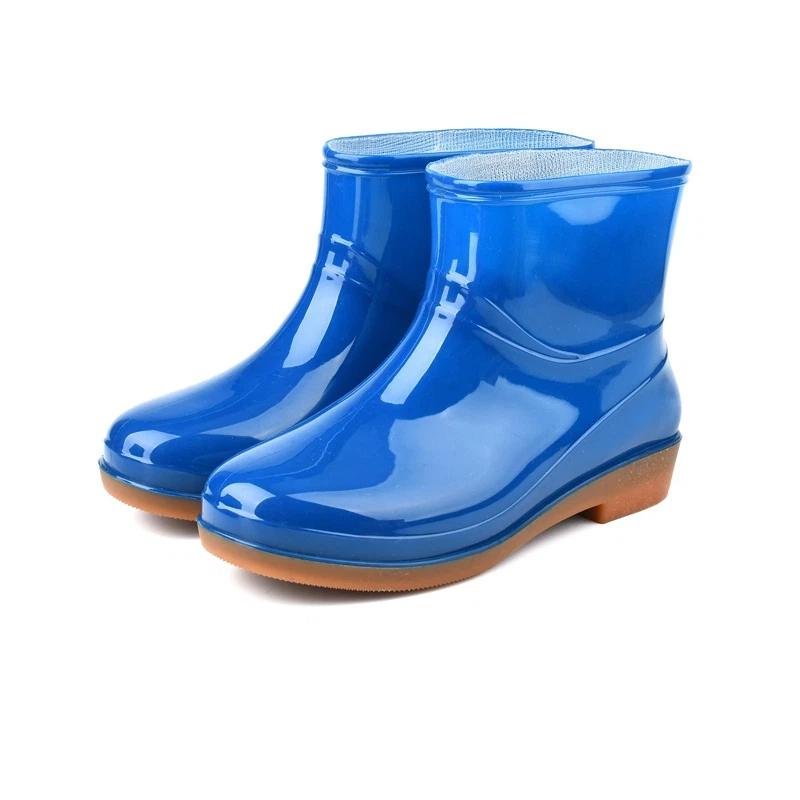 Modische Kurze Regenstiefel für Damen Leichte Outdoor Wasserschuhe