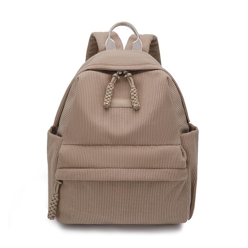 Schoolbag1011 new backpack student casual velvet backpack large capacity fashion Korean version simple travel