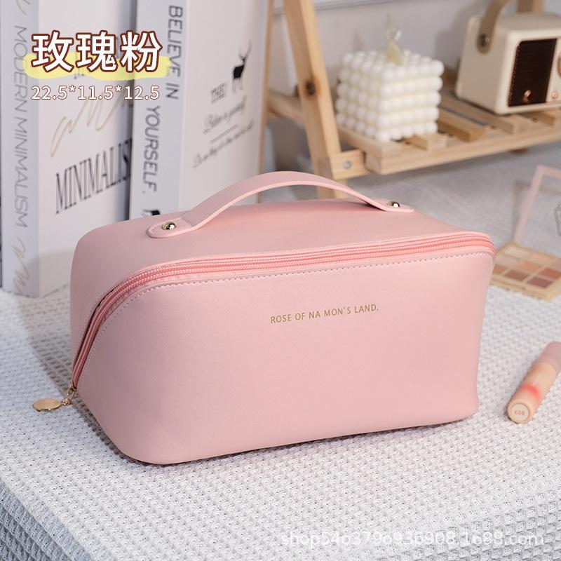 Net Red Makeup Bag Women's New Waterproof Makeup Brush Storage Bag With Large Capacity Travel Portable Toiletry Bag