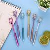 Kawaii Cat Ear Glitter Gel Pens – Sparkly Crystal Ball Tip Ballpoint Pens for School & Office