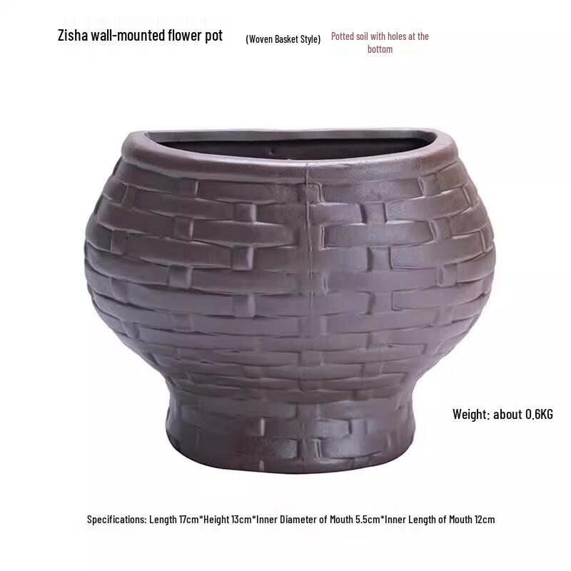 

Wall-Mounted Ceramic Succulent Planter