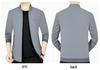 2024 Men's Versatile Stand Collar Jacket - Spring/Autumn Fashion, Solid Color, Thin and Casual