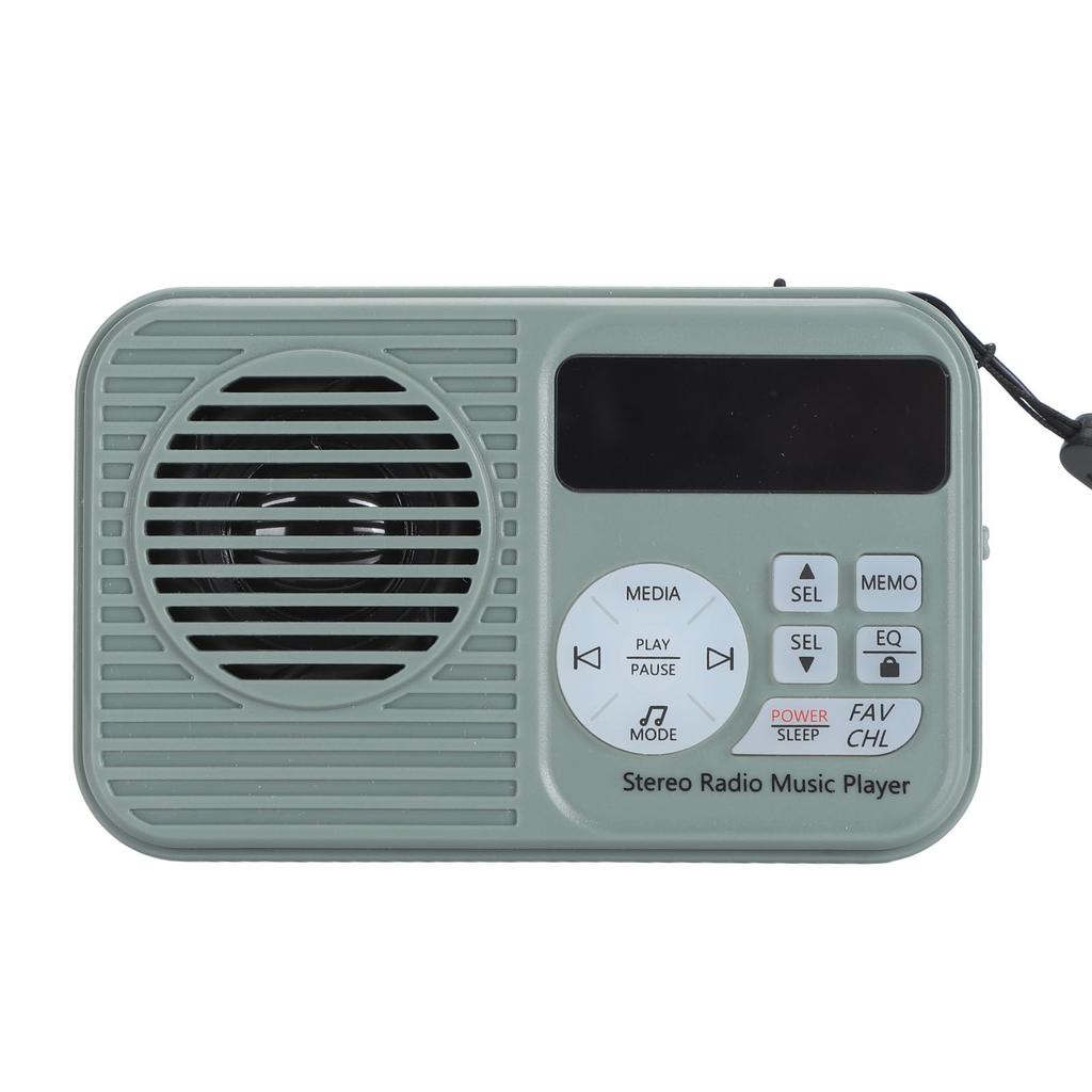 Retro Bluetooth Radio High Sensitivity Backlit Display DSP Wireless Vintage Small Speaker with