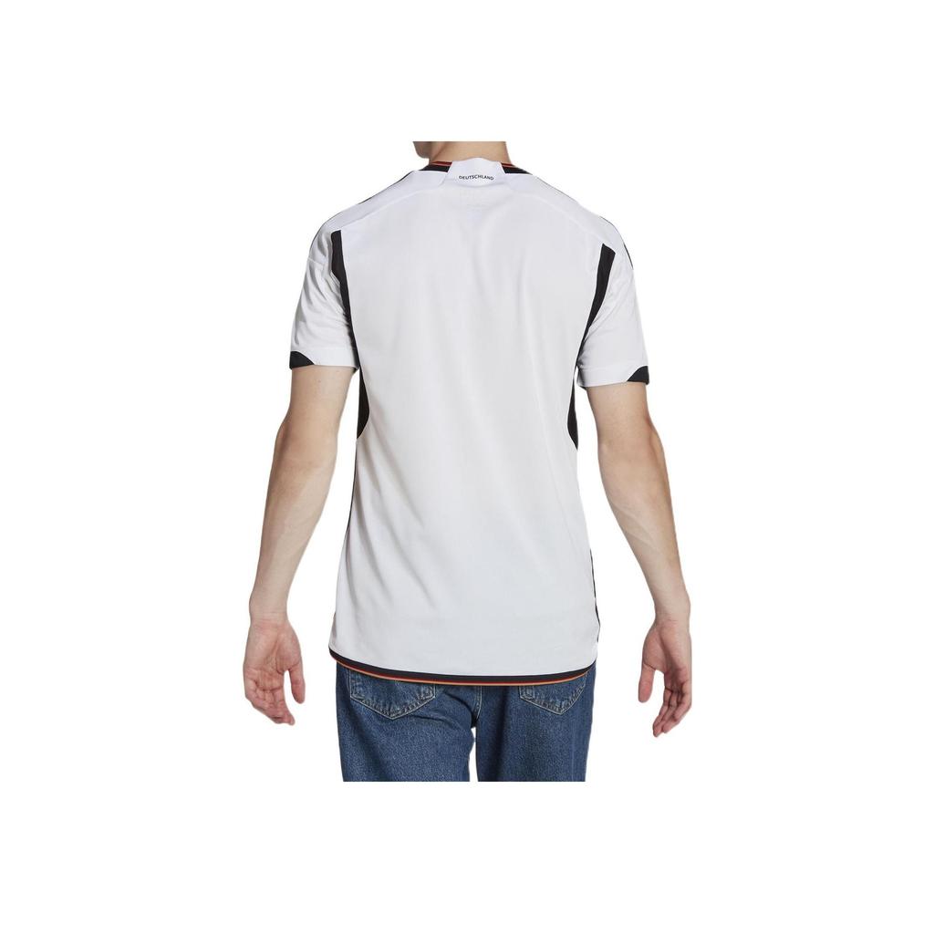 Adidas 2022 Qatar World Cup Germany Home Emblem Print Soccer Jersey Men Tops White HJ9606