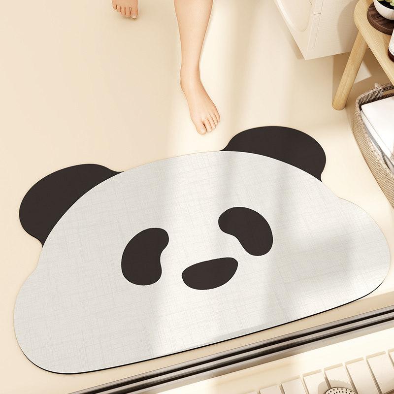 Cartoon-shaped Exotic Bathroom Floor Mat, Bathroom Water Absorbing Anti-slip Door Mat, Children's Carpet, Home Decoration
