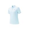 Master Collar Soft Comfortable Breathable Versatile Polo Shirt Women Tops Dream-Shadow-Blue 162627101D-1