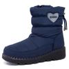 Women's Cotton Shoes with Fleece High-top Snow Boots, Waterproof and Anti-slip, Casual and Versatile Shoes