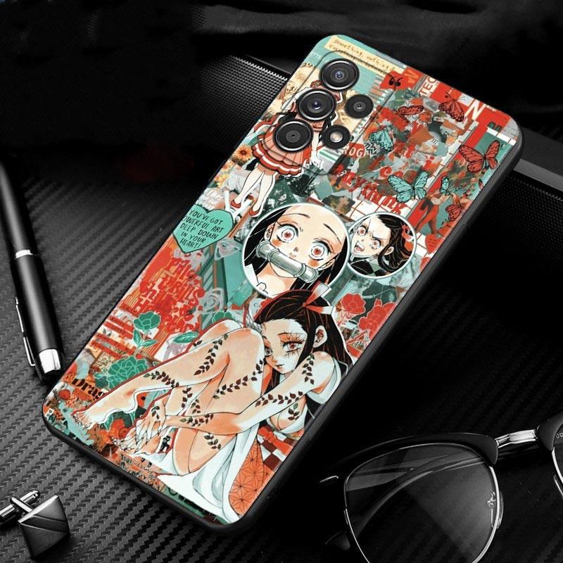 

Чохол для Samsung Galaxy A51 A71 A41 A31 A11 A01 A72 A52 A42 A32 A22 A21s A02s A12 A02 Чохол для телефону Kimetsu No Yaiba Demon Slayer Samsung A11