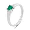 Silver Ring with Natural Agate 0.369ct, Item Weight 1.8 G (2213369)