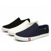 Fashion Men Casual Shoes Slip On Canvas Loafers Comfortable Walking Flats for Man Dude Non Slip Soft  Sneakers Summer
