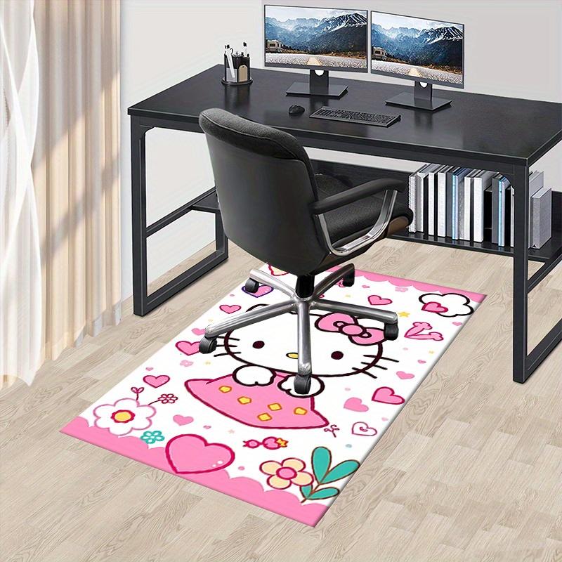

Office Rug Kitty, Hearts Anti-Slip Rug, Machine Washable for Living Room, Bedroom, Office, Multiple Sizes, Bedroom Mat, Decorative Mat, Durable Mat, L 60cm by 90cm