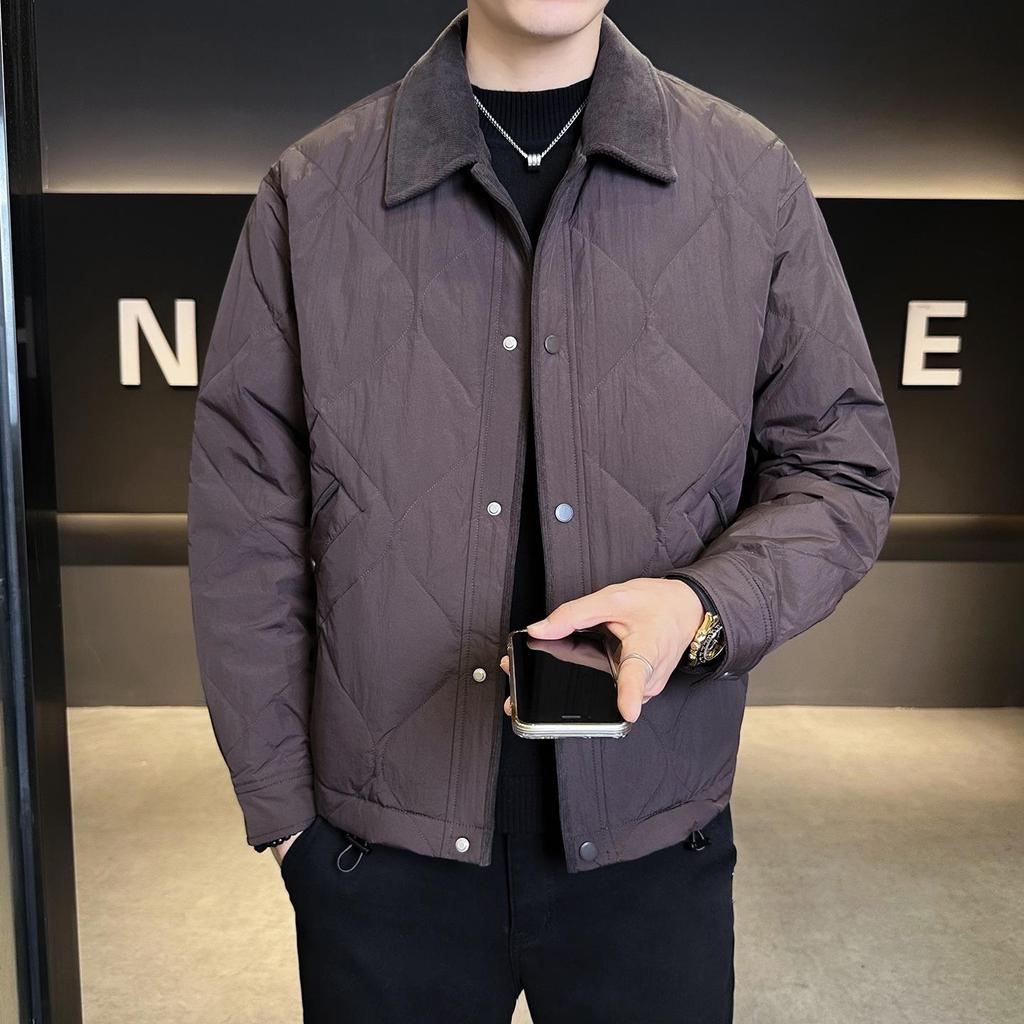 Men’s Trendy Lightweight Down Jacket | Winter 2025 Casual Style