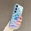 Cute and colorful paw prints Exquisite PhoneCase for Samsung Galaxy S26 S25 S24 S23 S22 FE Ultra Plus  Men women Built-in glass