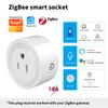 Tuya Zigbee Smart Steckdose US Stecker Für Hub Gateway Smart Home Drahtlose Fernbedienung App Funktioniert Mit Alexa Google Home macht Zuhause smarter