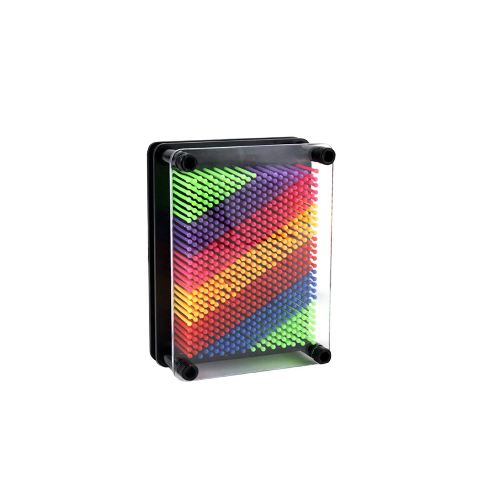 

3D Pin Art Toy - Plastic Pin Board For Kids, 3D Pin Impressions Sculpture Needle Toys S