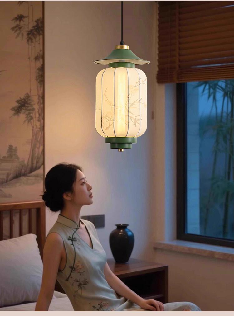 2026 Song Dynasty Aesthetic Pendant Light for Hallways, Dining Tables, and Tea Rooms