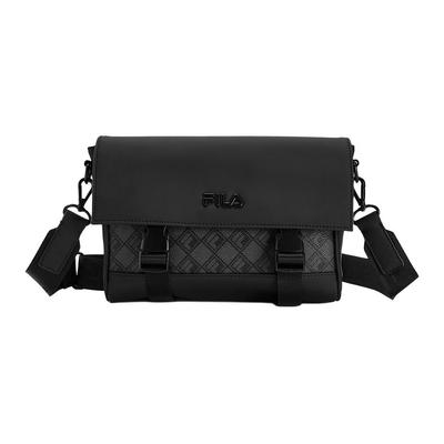 Heritage Fashion Simple Convenient Design Casual Daily Commuter Style Fabric Crossbody Bag Men Bags Black F13M518111F