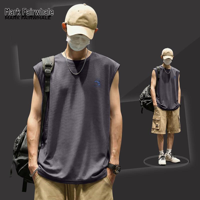 Mark Fairwhale Men s Ice Silk Sleeveless Vest M
