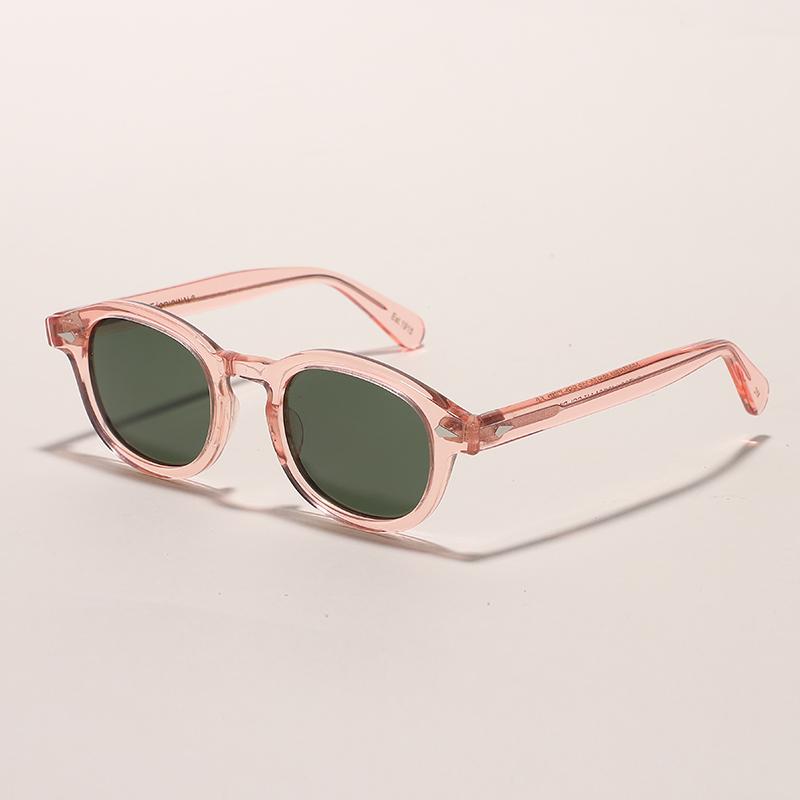 Retro Johnny Depp Sunglasses Men Women Polarized Sun Glasses Brand Vintage Acetate Frame For Male Eyeglasses Eyewear