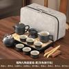 High-end complete set of Wangshan coarse pottery lifting beam pot Kung Fu tea set home office meeting guests light luxury set
