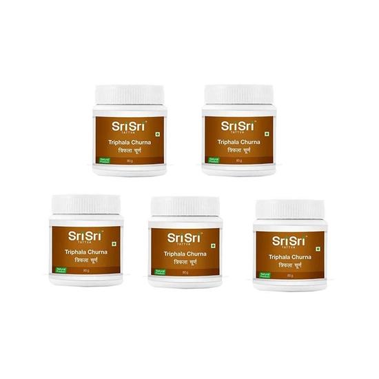 Sri Sri Ayurveda Tattva Triphala Churan, 80 g (Pack of 5)