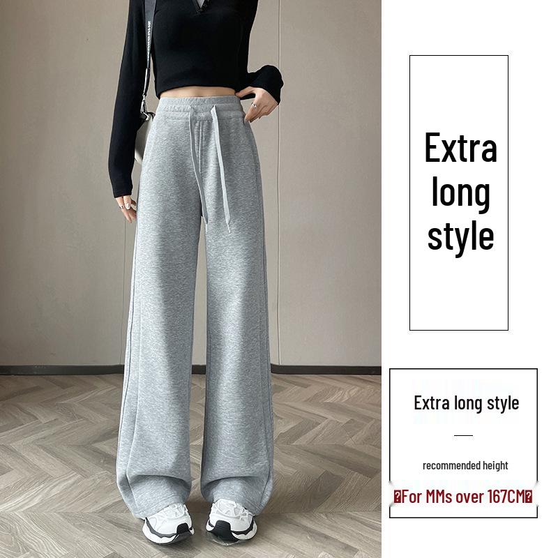 

Женские спортивные брюки на весну/осень 2025 года, зауженные к низу - Маленький размер, прямой крой, повседневная спортивная одежда L