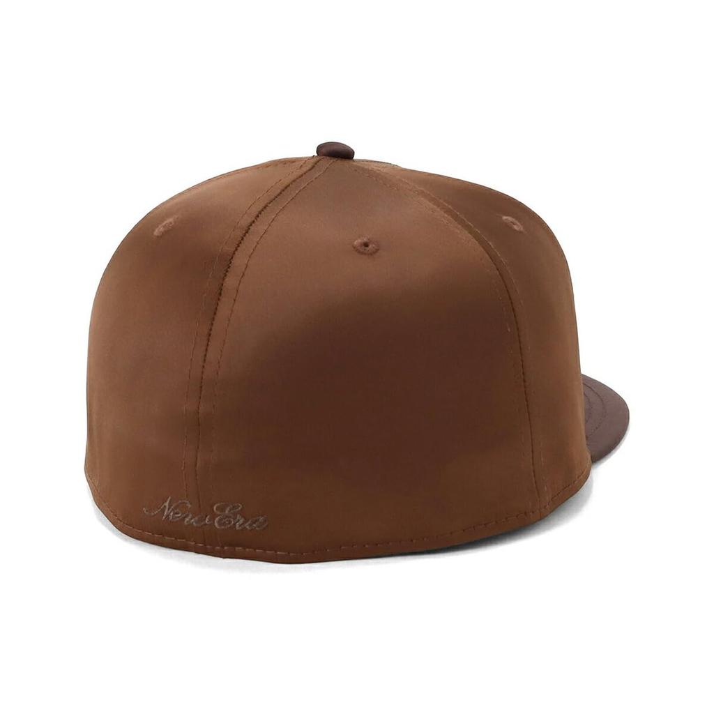New Era 59FIFTY Day MLB Size 7 5950 VD SATIN NE BRN DBRN Valentine's Cap, Brown/Dark Brown, 1/4,