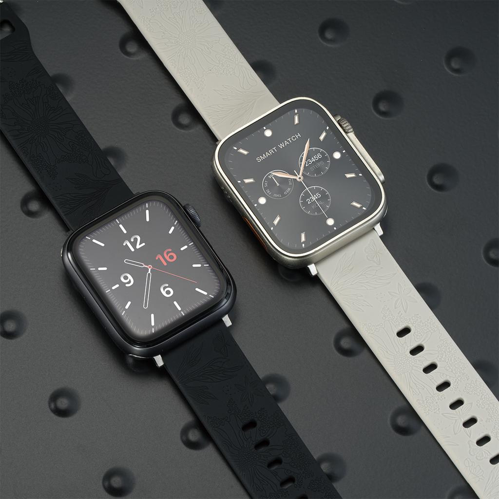 Silicone Strap For Apple Watch 10 46mm 42mm Band For Iwatch Ultra 2 1 49mm 9 8 7 45mm 41mm SE 6 5 4 44mm 40mm 3 2 1 42mm 38mm