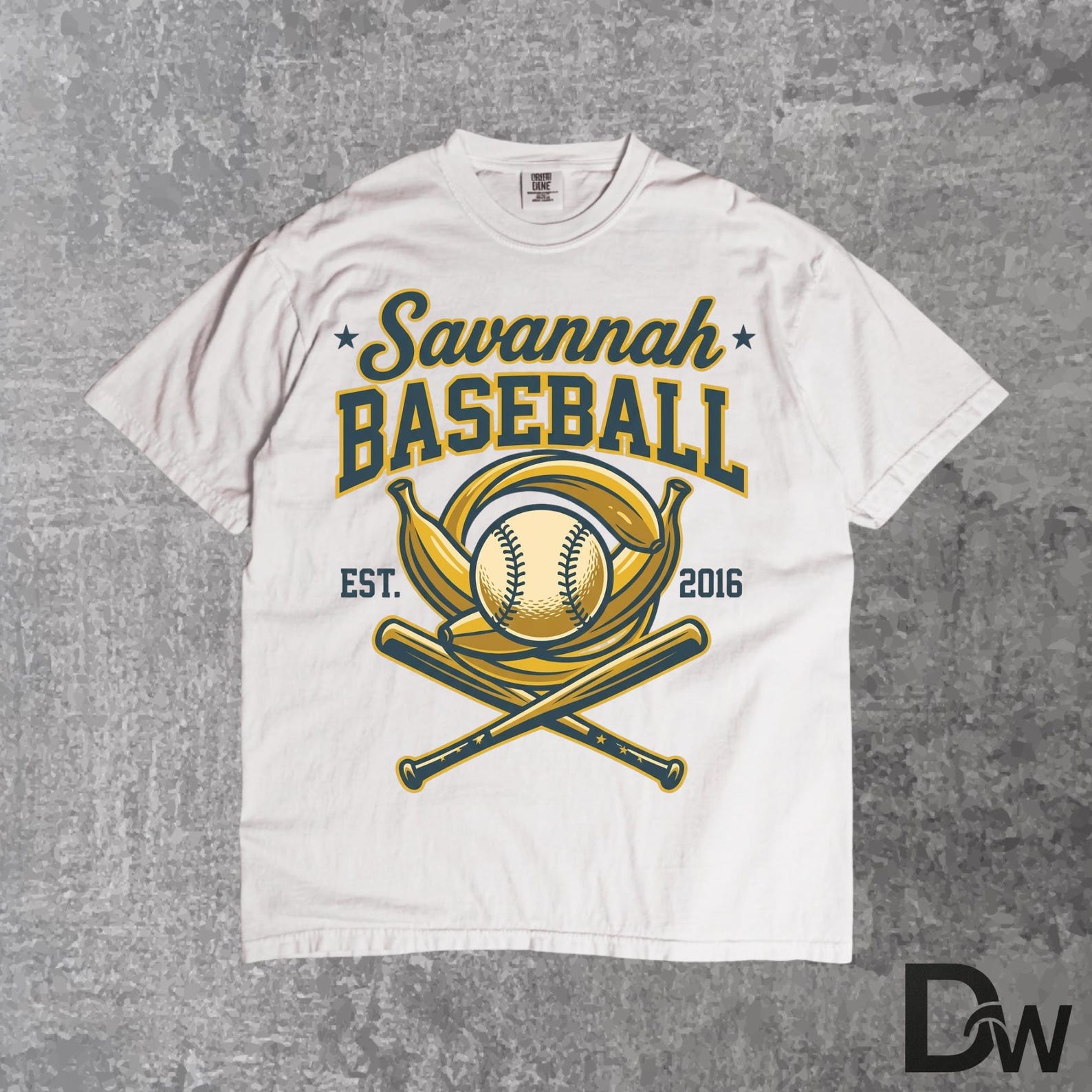 Retro Savannah Banana Baseball, Funny Baseball T Shirt, Vintage Banana Sports Tee, Summer Game Day Shirt, Baseball Fan Gift M