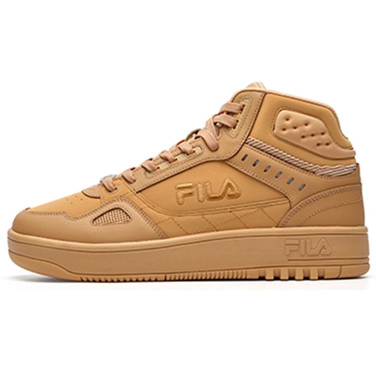 Fila High-Top Retro Basketball Shoes Men Sneakers Tan F12M141211FCL