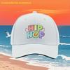 Hip Hop Easter Egg Bunny Baseball Cap Polyester Adjustable Casual Snapback Streetwear Hat for Adults