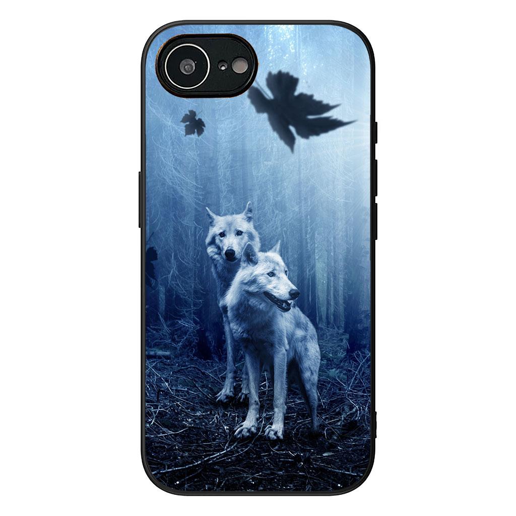 Schwein Wildschwein Wolf Handyhülle Case für Samsung Galaxy S25 S24 S22 S23 FE Ultra Plus A56 A05 A06 A15 A16 A55 S7 Edge Hülle
