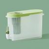 3.9L Cold Kettle with Faucet Large Capacity Refrigerator Iced Beverage Dispenser for Kitchen Dining Room Yellow