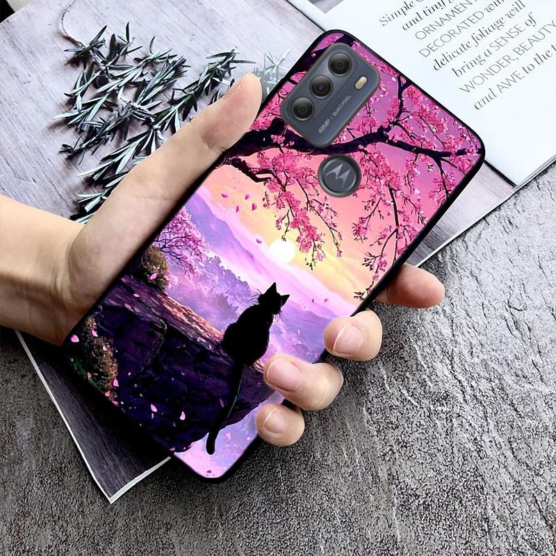 

Phone Case For Motorola Moto G85 G55 G05 G14 G75 G31 G50 G10 G20 G30 G60 G13 G32 G84 G54 G53 G72 G24 Power Lovely Cat Moto G50 5G
