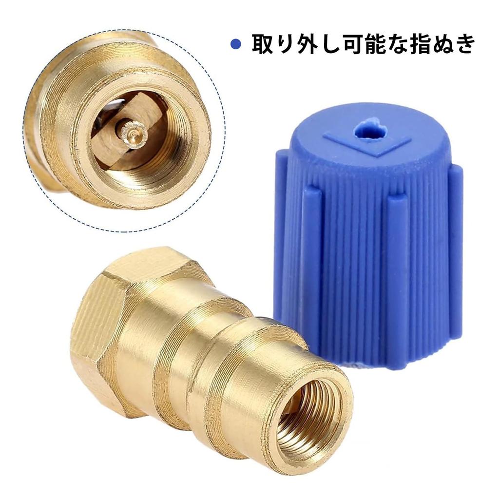 Bowarepro R134a Gas Charge Conversion Adapter A/C R12 R22 To R134A Universal Retrofit Valve
