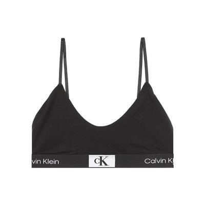 Ss23 Letter Logo Hem Bra Women Underwear Black QF7216-UB1