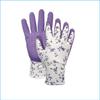 Gardening Gloves Puncture Resistant Water Resistant Abrasion Resistant Latex Foam Printed for Garden Planting and Flower Care