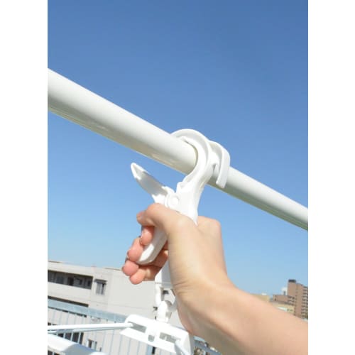 CB Japan Laundry Drying Hanger, Green X Blue, Resin Frame, 40 Pinch, Catch Hook Type, Kogure