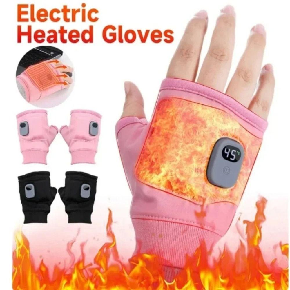 

3 Speed Adjustable Work Gloves Warm Electric Gloves Gift Sports Skiing Gloves чорний