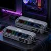Fast Charger Station With Color Screen Display And 65W Retractable Cable Supports Multiple Devices Simultaneous Charging