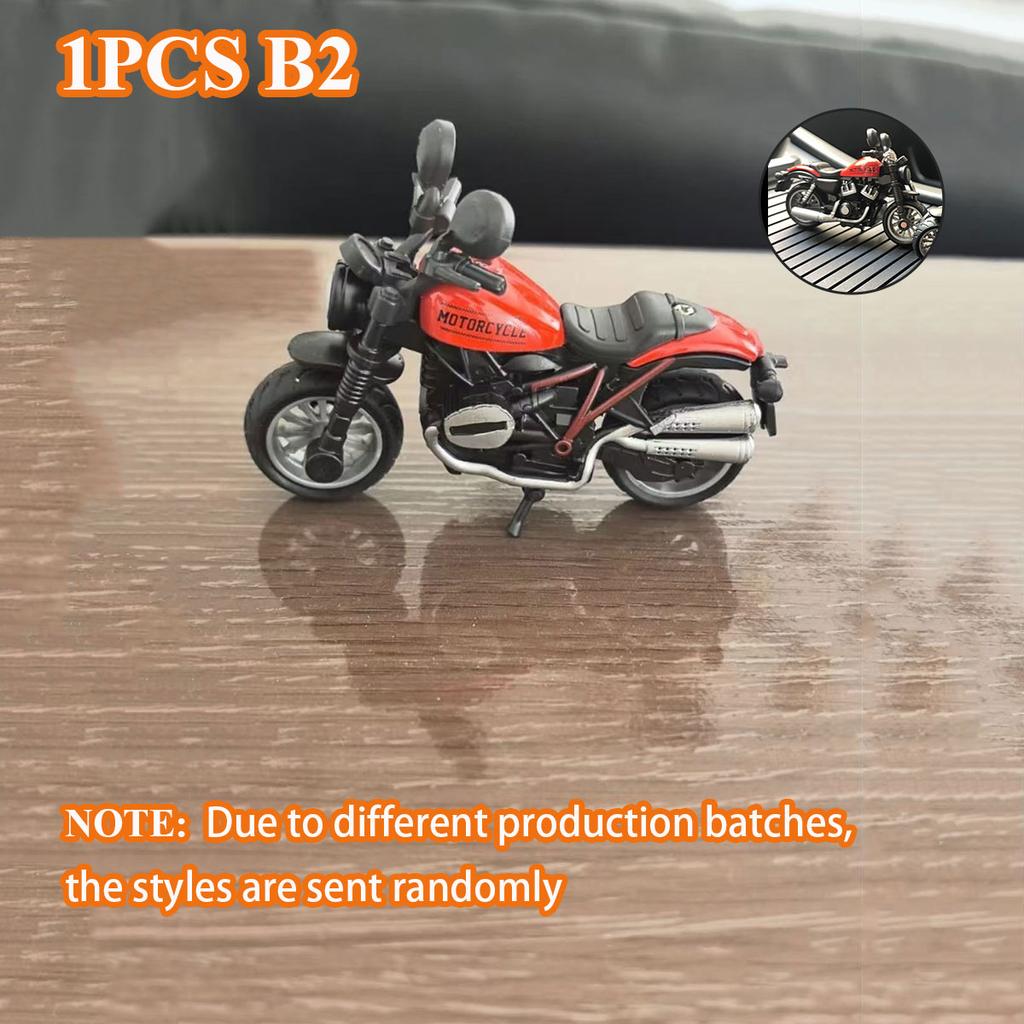 1 PCS Mini Motorcycle Model Alloy Collection Micro Toy for Birthday Gift Cake Decoration Boy/Girl Carrying Accessories