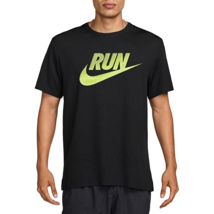 Nike Miler Run Energy T-Shirt  Black  Men s HJ3565-010 L