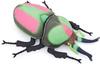 ZHONGXIN MADE Realistic Colorful Stag Beetle Plush Toy - 15-inch Colorful Stag Beetle Stuffed Animal, Soft Beetle Model, Unique Beetle Toy Doll Gift