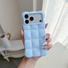 Applicable to iPhone18ProMax mobile phone case, cloud soft case, anti-drop Apple 17 square plaid creative protective case