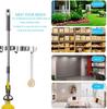 Wall Mounted Mop Rack  2 Racks And 3 Hooks  Stainless Steel Mop Rack Receive 2ML