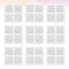 Screen Repair Patch - WINDOW MOSQUITO NET - 50pcs - Self-Adhesive - White - 10x10cm