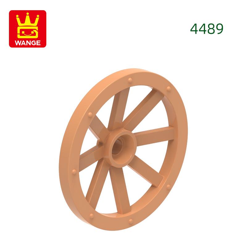 60 Stuks / Partij 4489 Koetswielrek Bouwsteen Mijn Eigen Creatie Toevoegingen Component Passend Inclusief Blokken ZELF MAKEN Kinderspeelgoed about80pcs