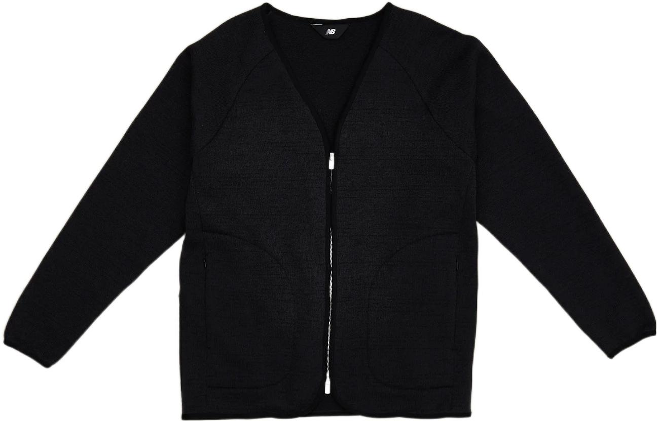 New Balance Jackets Men s Black V Neck Moderate Other AMJ25006-BK L